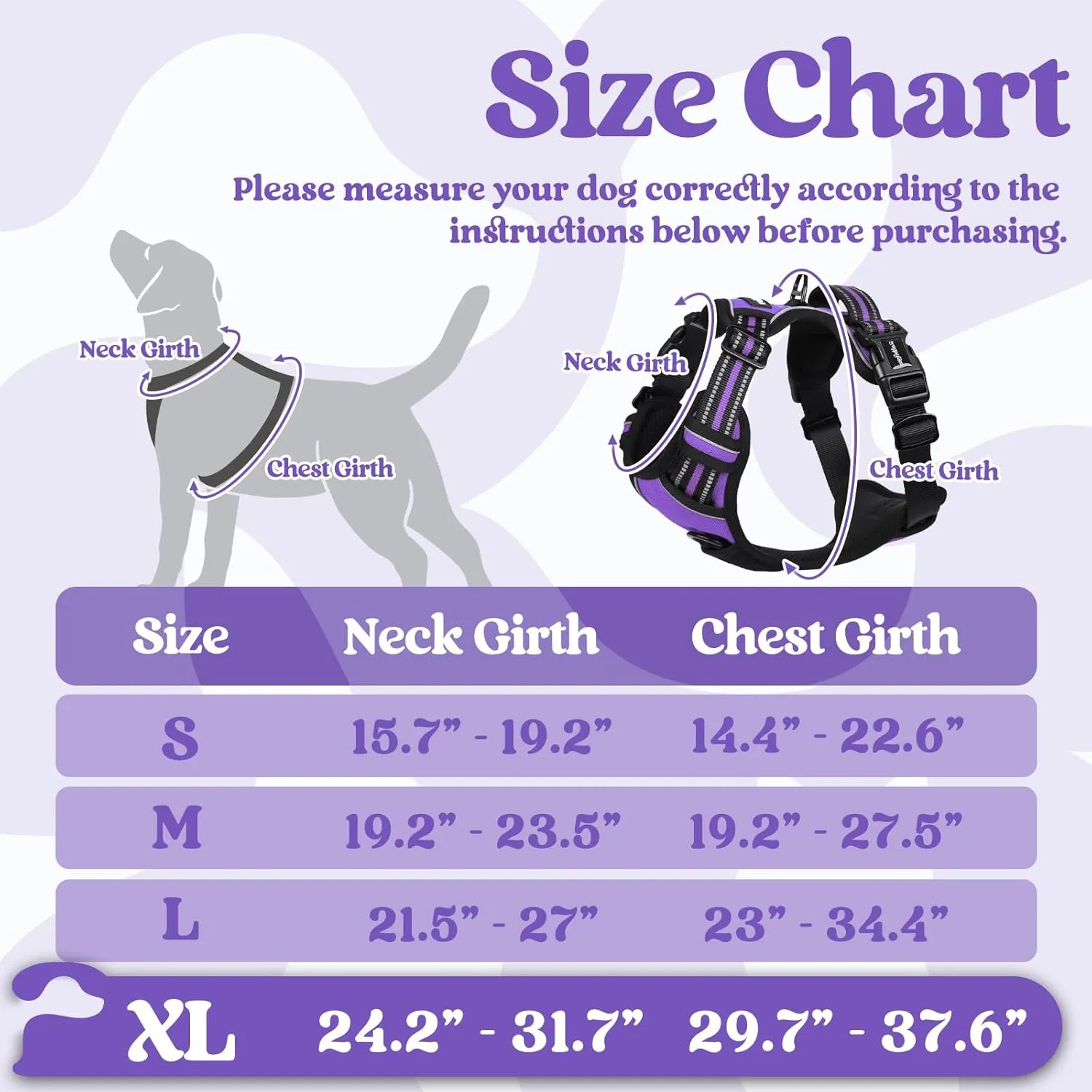 🐕 Large Dog Harness - Anti-Pull & Adjustable 🐕