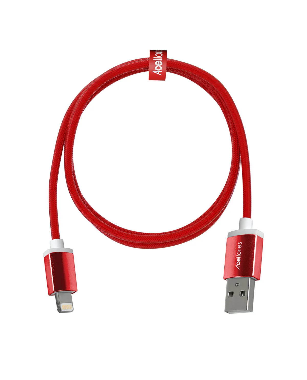 6Ft. Red Sync & Lightning Charging Cable