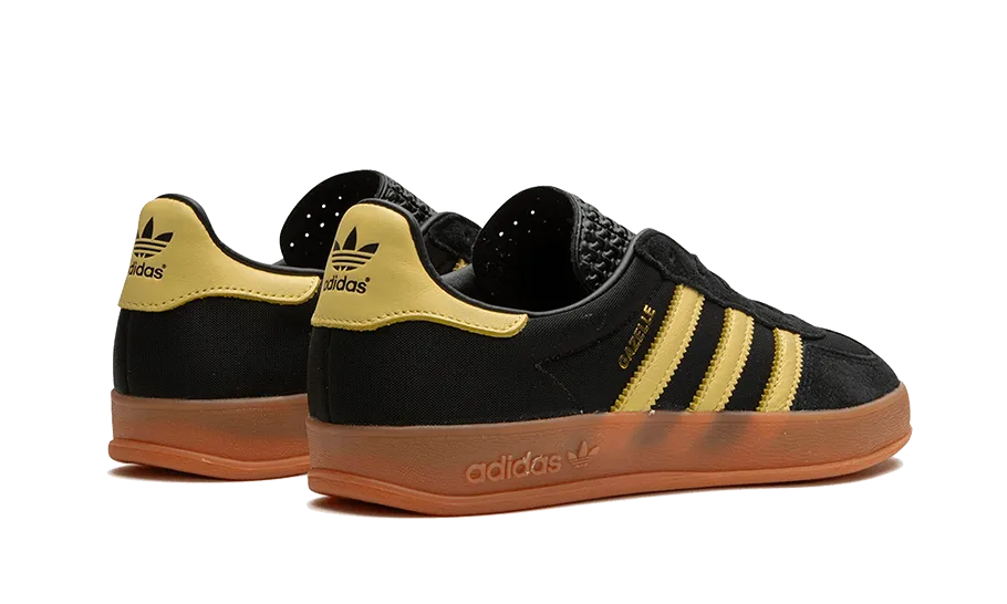 Adidas Gazelle Indoor Black Almost Yellow Gum