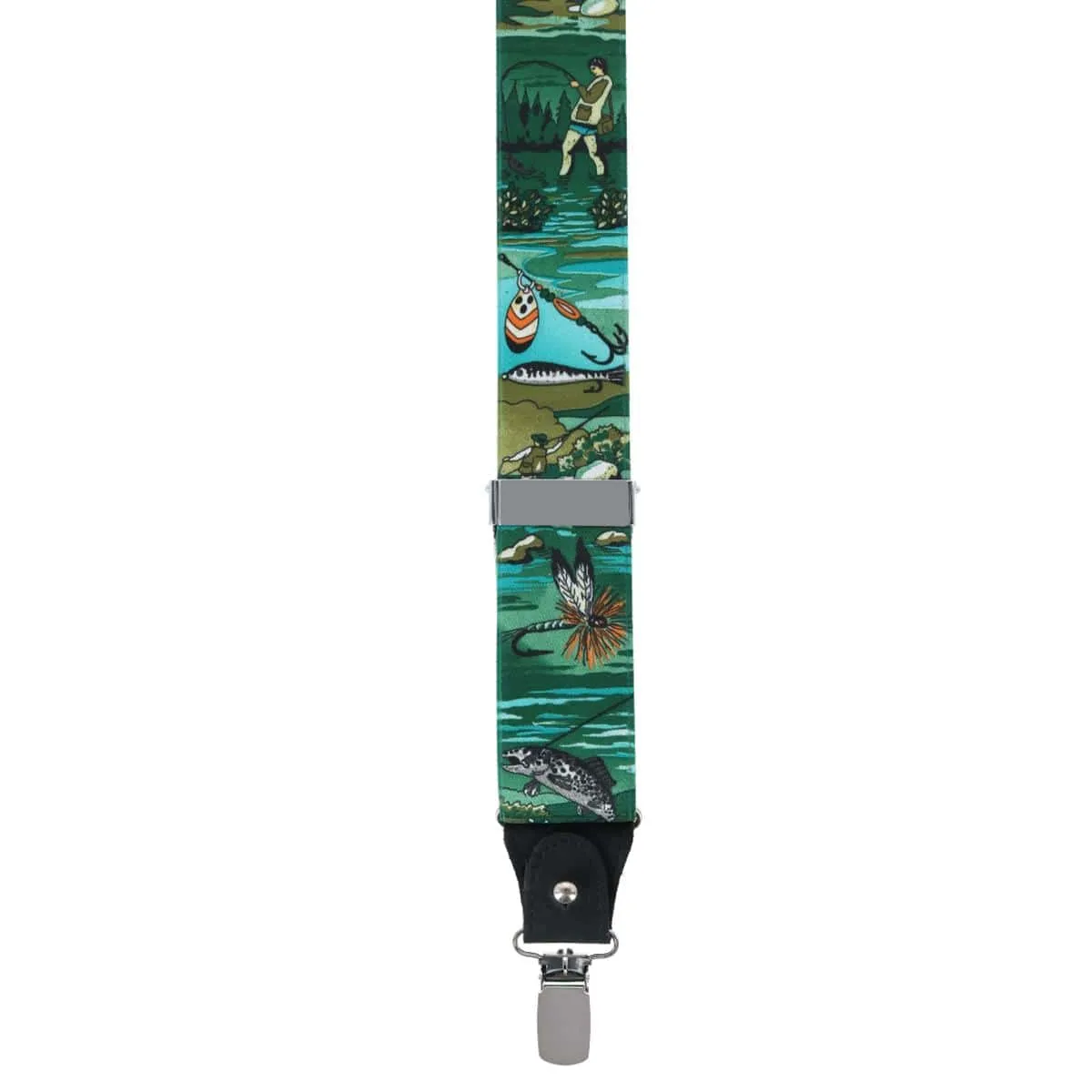 Ascentix Men's Angler Fishing Clip End Suspenders