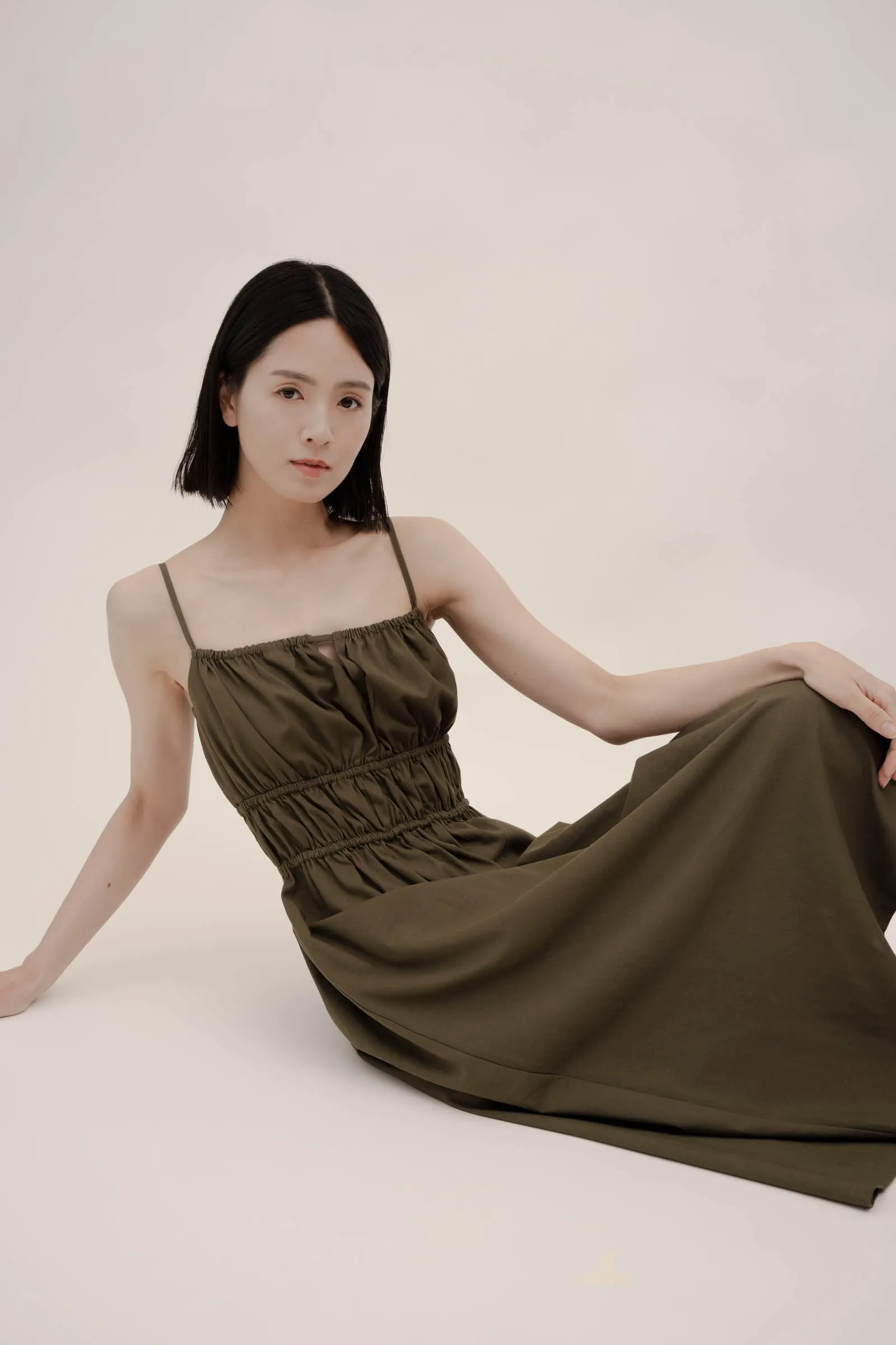 AUDREY Dress - Olive