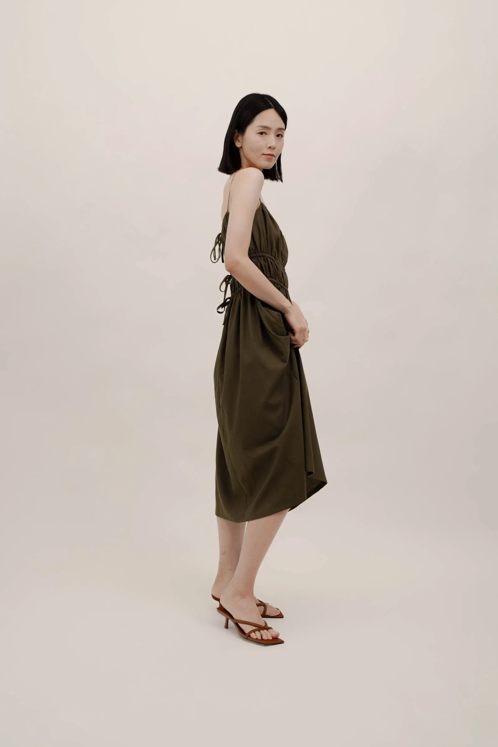 AUDREY Dress - Olive