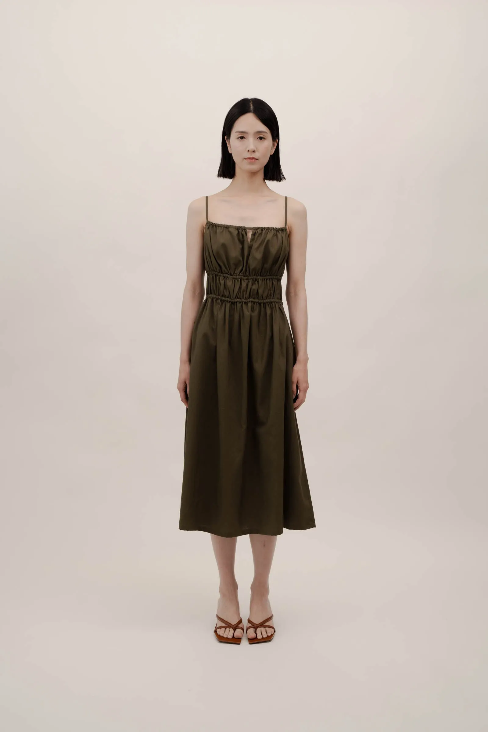 AUDREY Dress - Olive