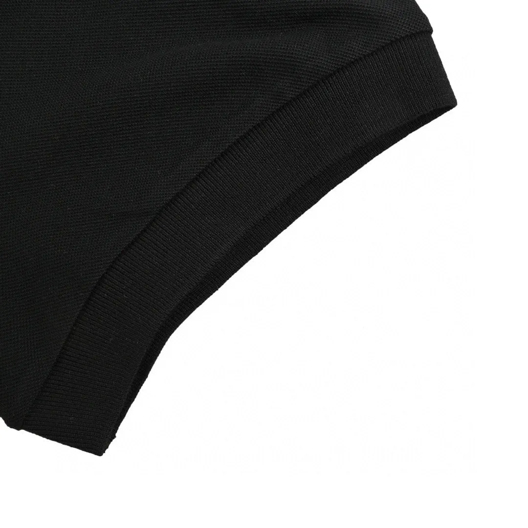 Balenciaga BB Logo Black Polo Shirt