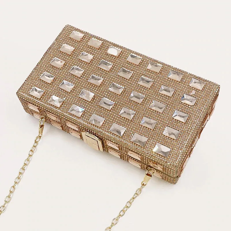 Beverly Rhinestones Clutch Bag