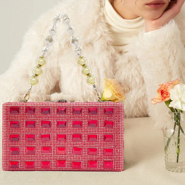 Beverly Rhinestones Clutch Bag