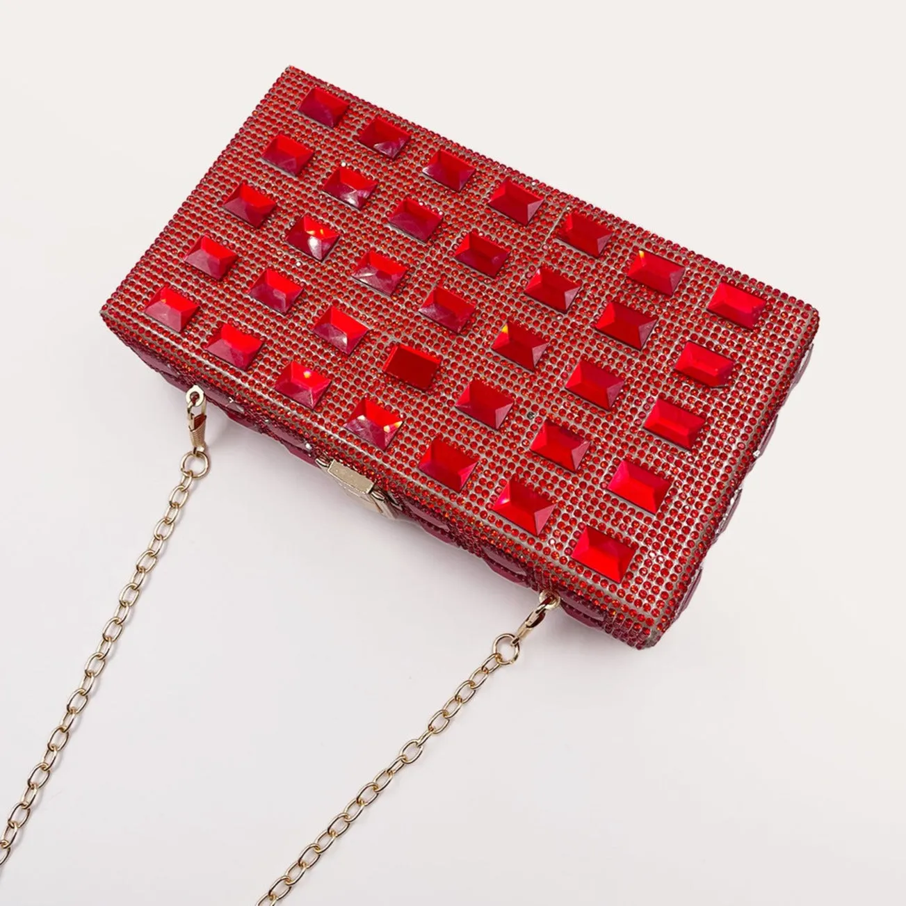 Beverly Rhinestones Clutch Bag