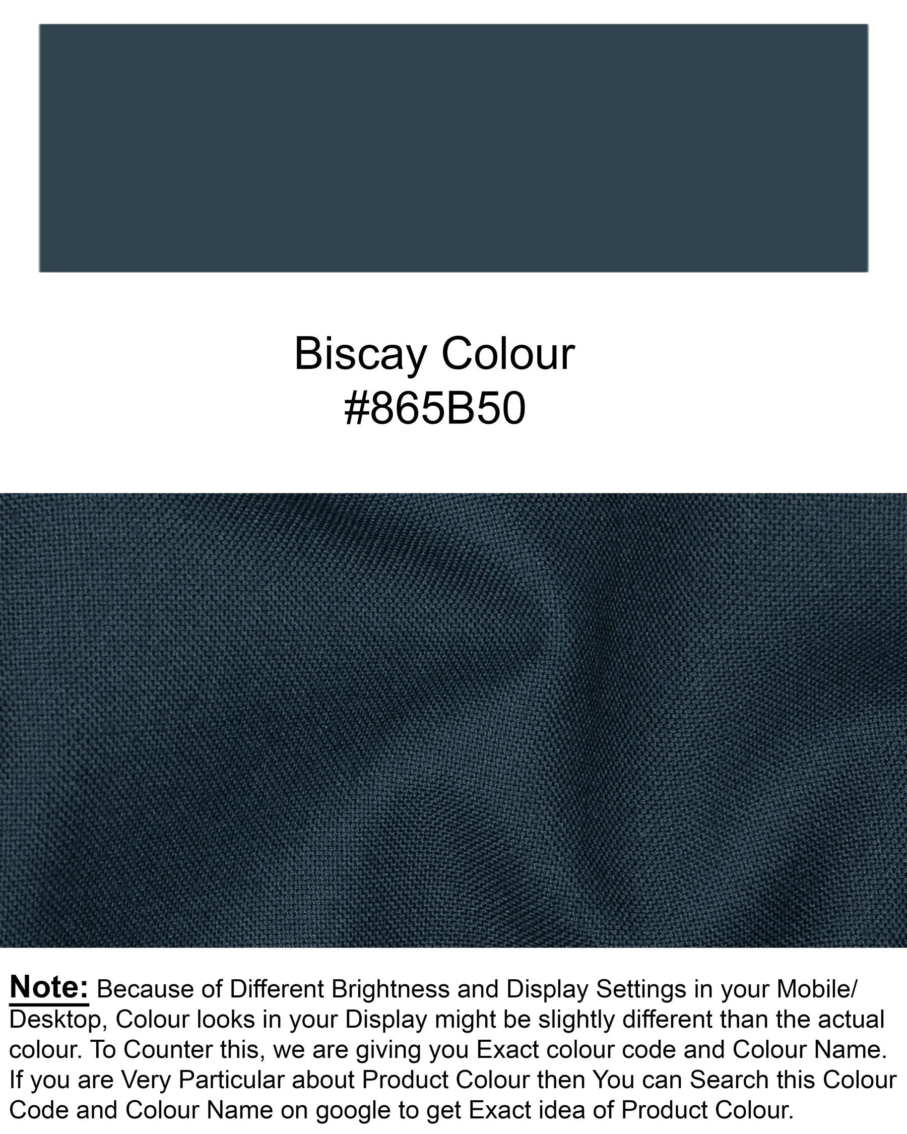 Biscay Blue Wool Rich Tuxedo Blazer