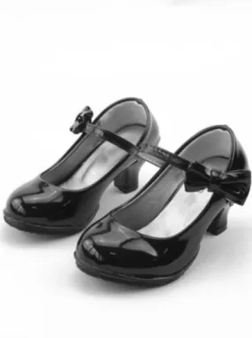 Black Patent Leather Shoes by Liv and Mia