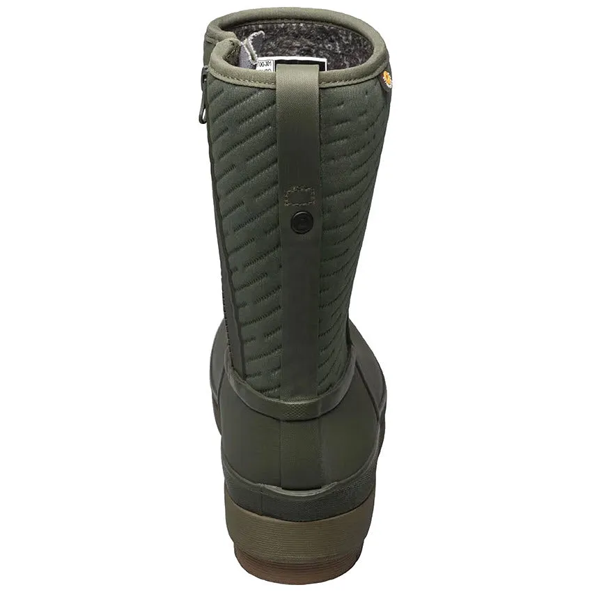 BOGS CRANDALL II MID ZIP DARK GREEN - WOMENS