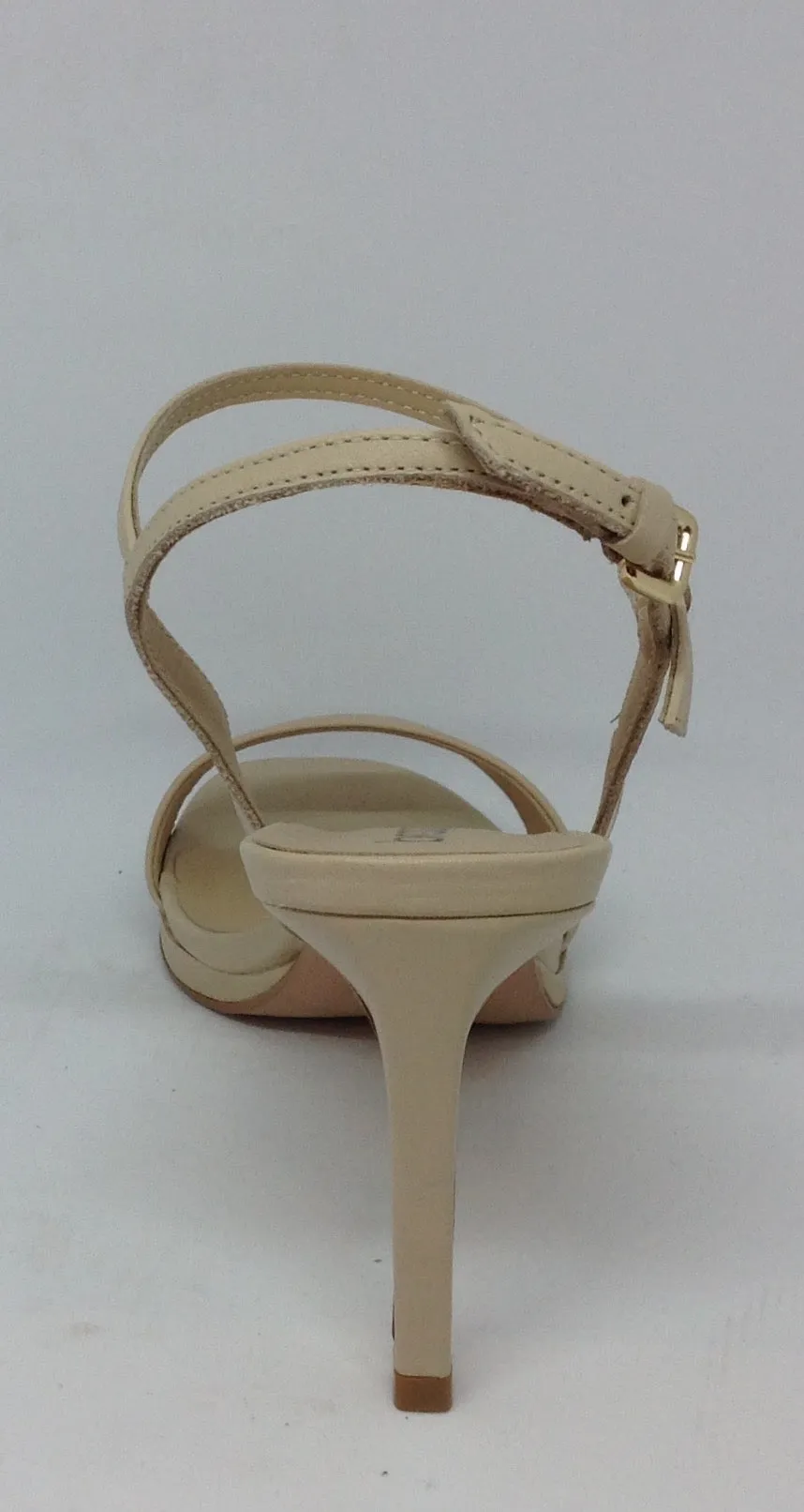 Brazilio Heel Nude Leather Heel