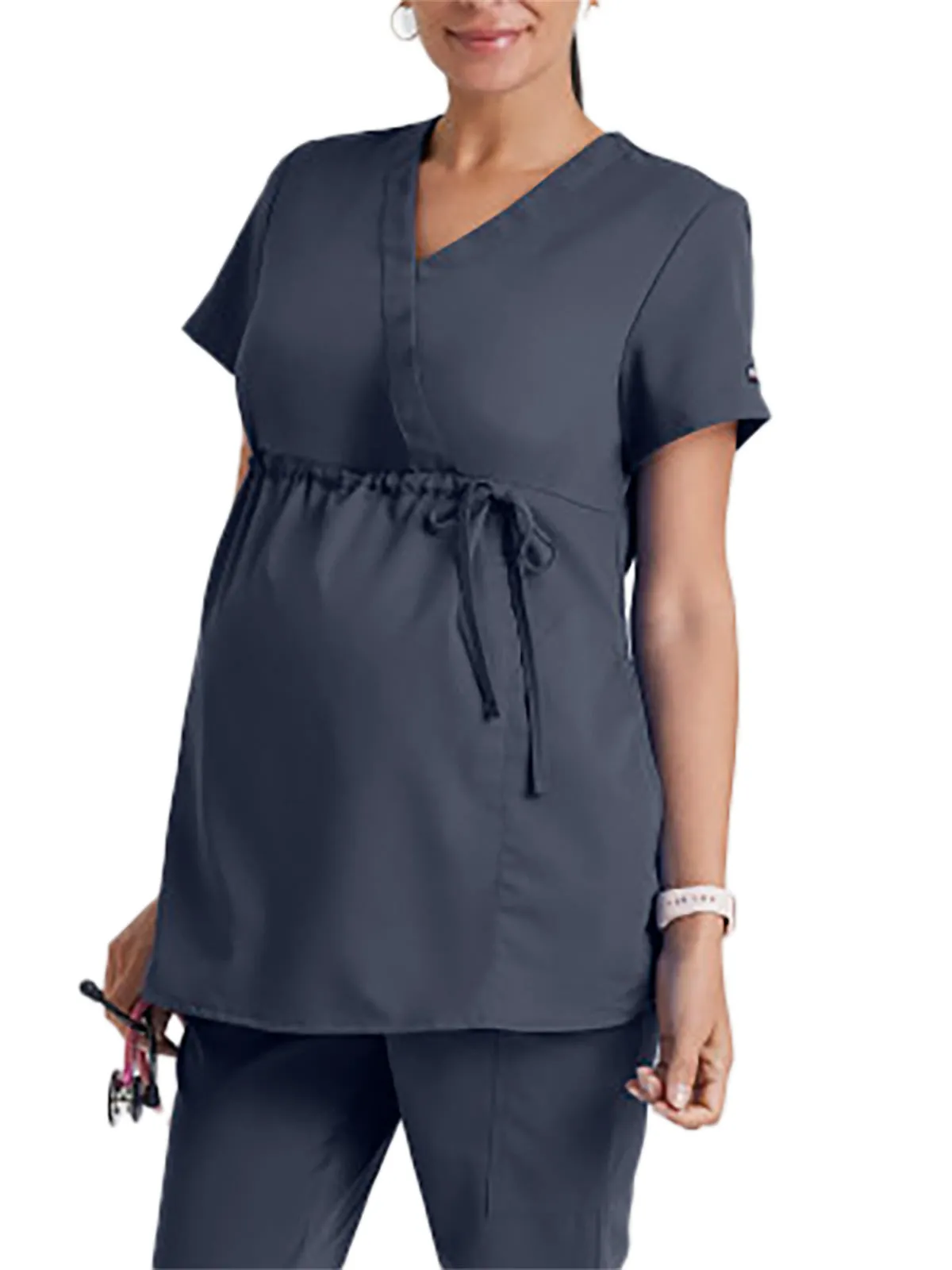 Classic - Women's Lilah Maternity Scrub Top