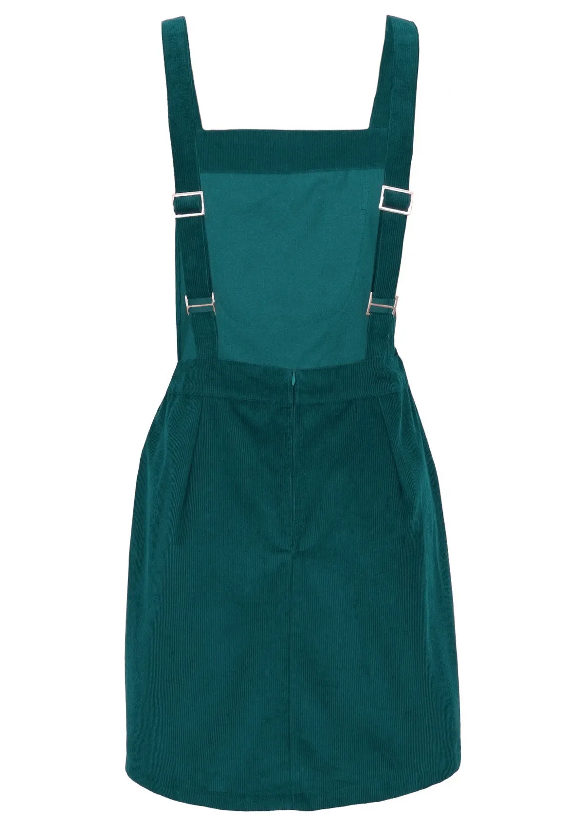 Corduroy Pinafore Deep Teal