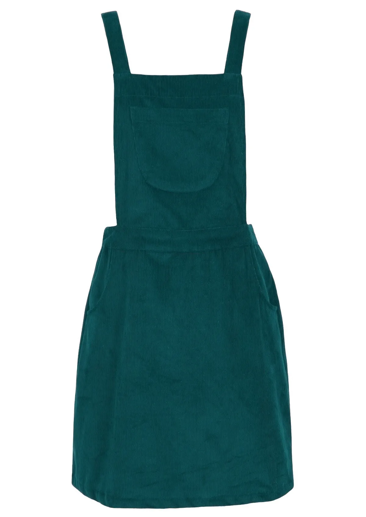 Corduroy Pinafore Deep Teal