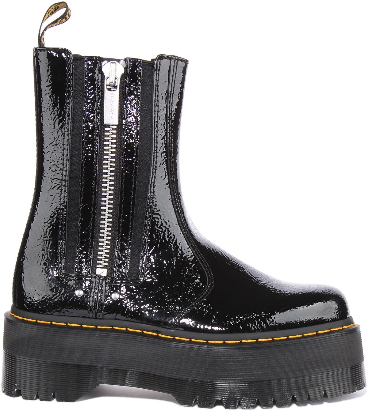 Dr Martens 2976 Max In Black Patent For Women