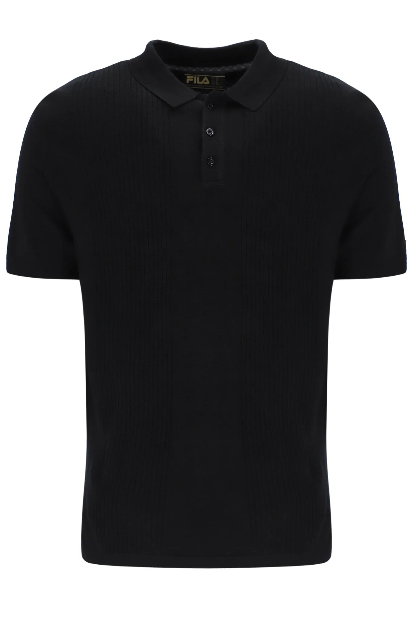 Evan Drop Needle Knit Polo