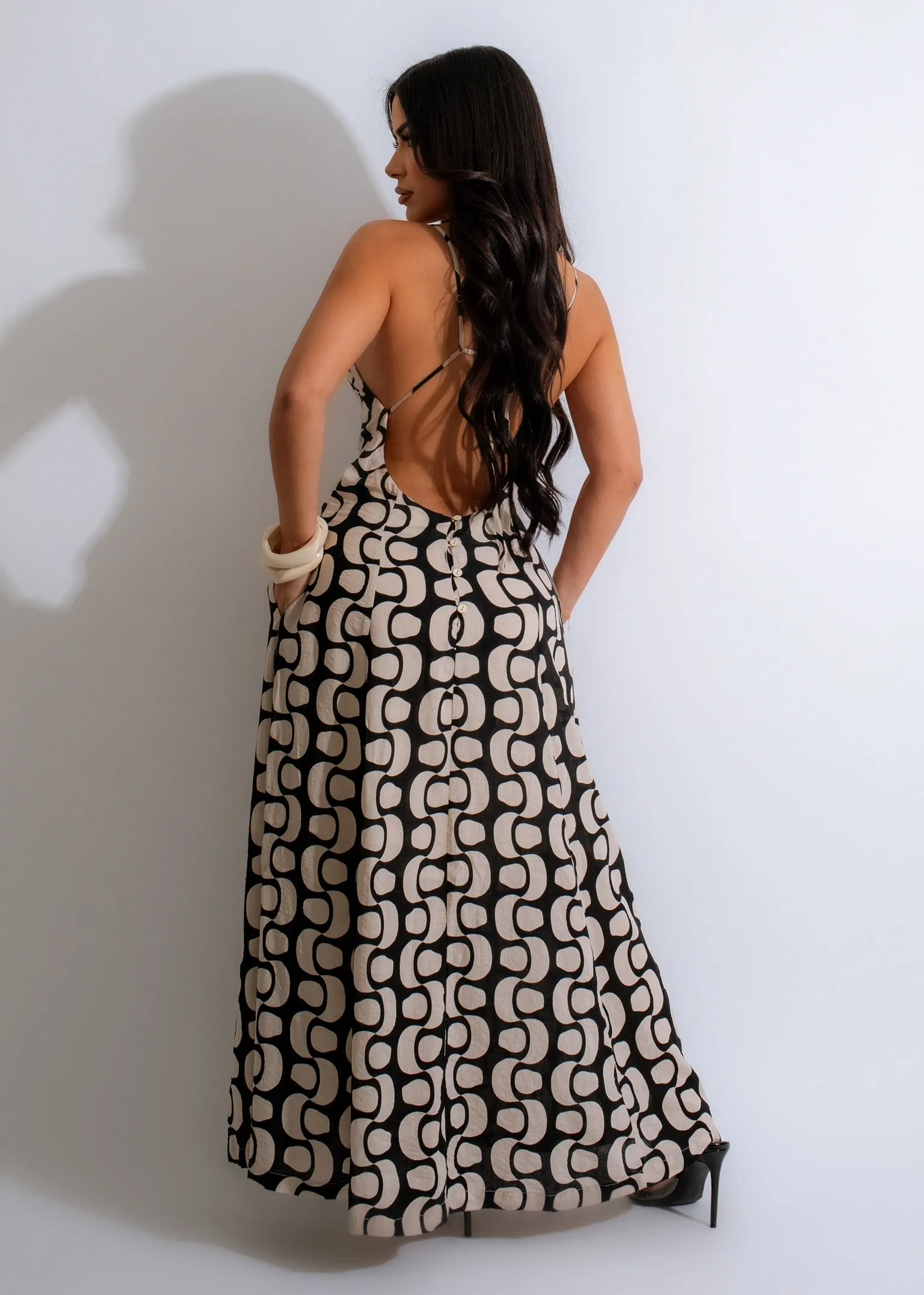 Feeling Pretty Maxi Dress Black