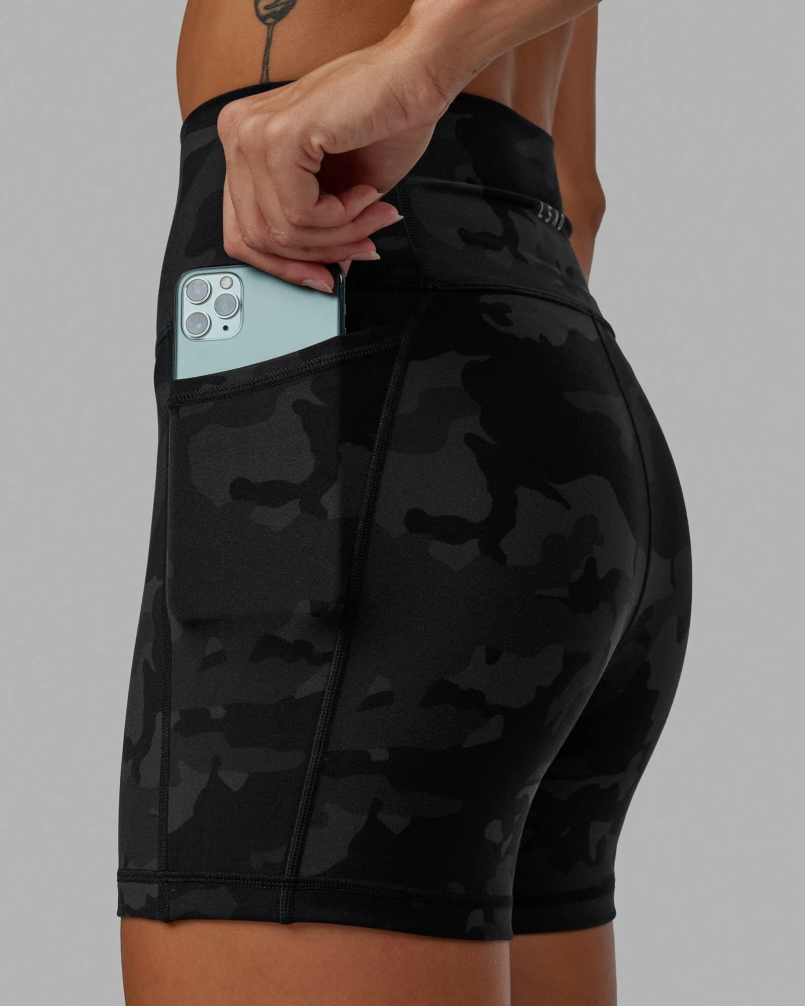 Fusion X-Length Shorts - Black Camo