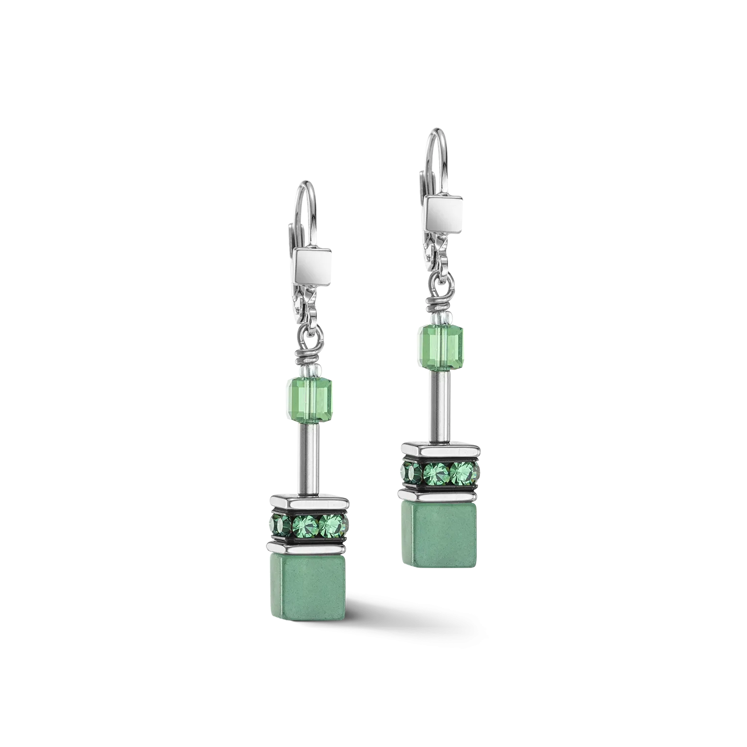 GeoCUBE® Iconic Precious earrings green