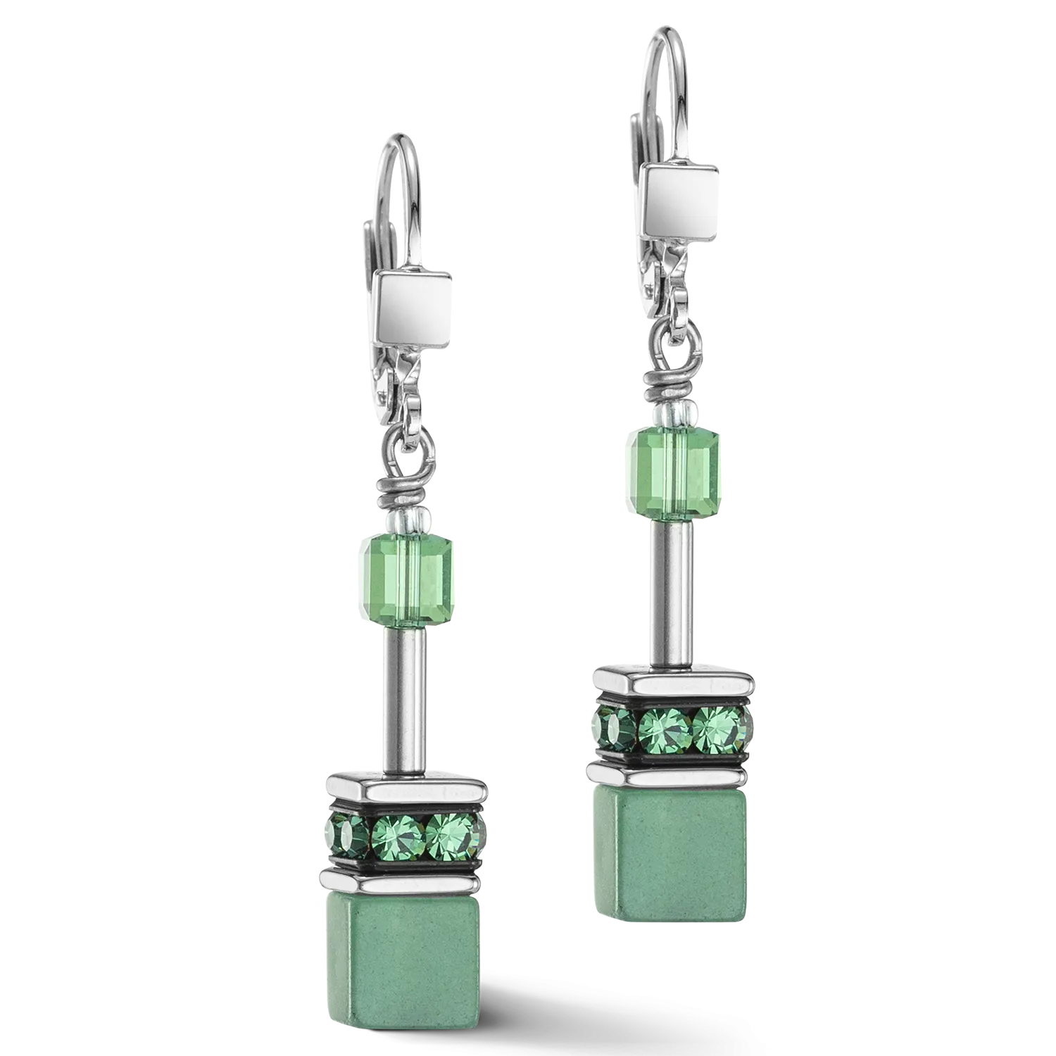 GeoCUBE® Iconic Precious earrings green