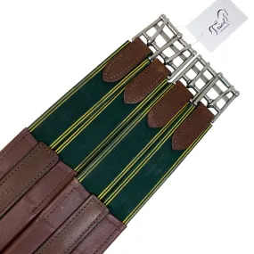 Henri de Rivel Leather Girth in Brown - 54