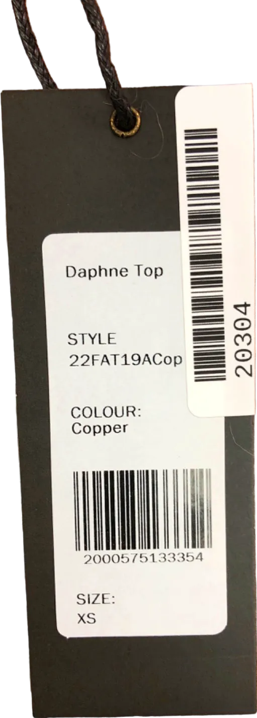 Hunter Bell Copper Daphne Top UK XS