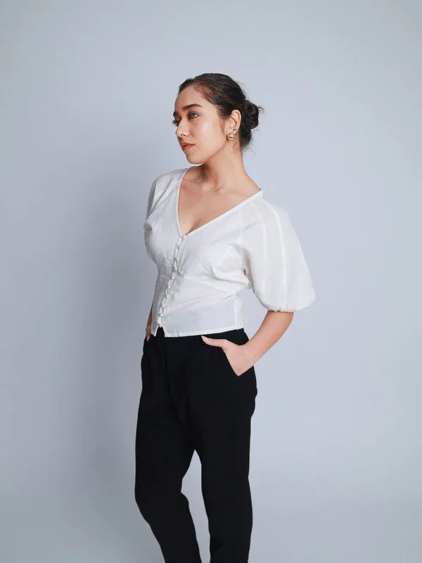 Linen Blend Top