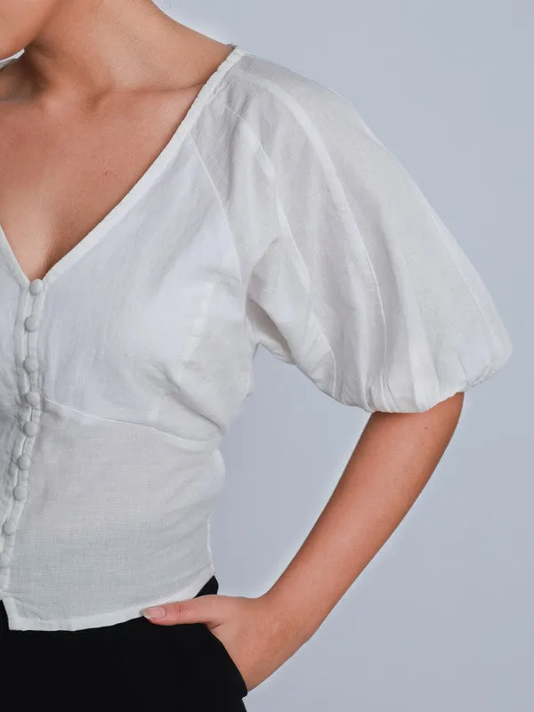 Linen Blend Top