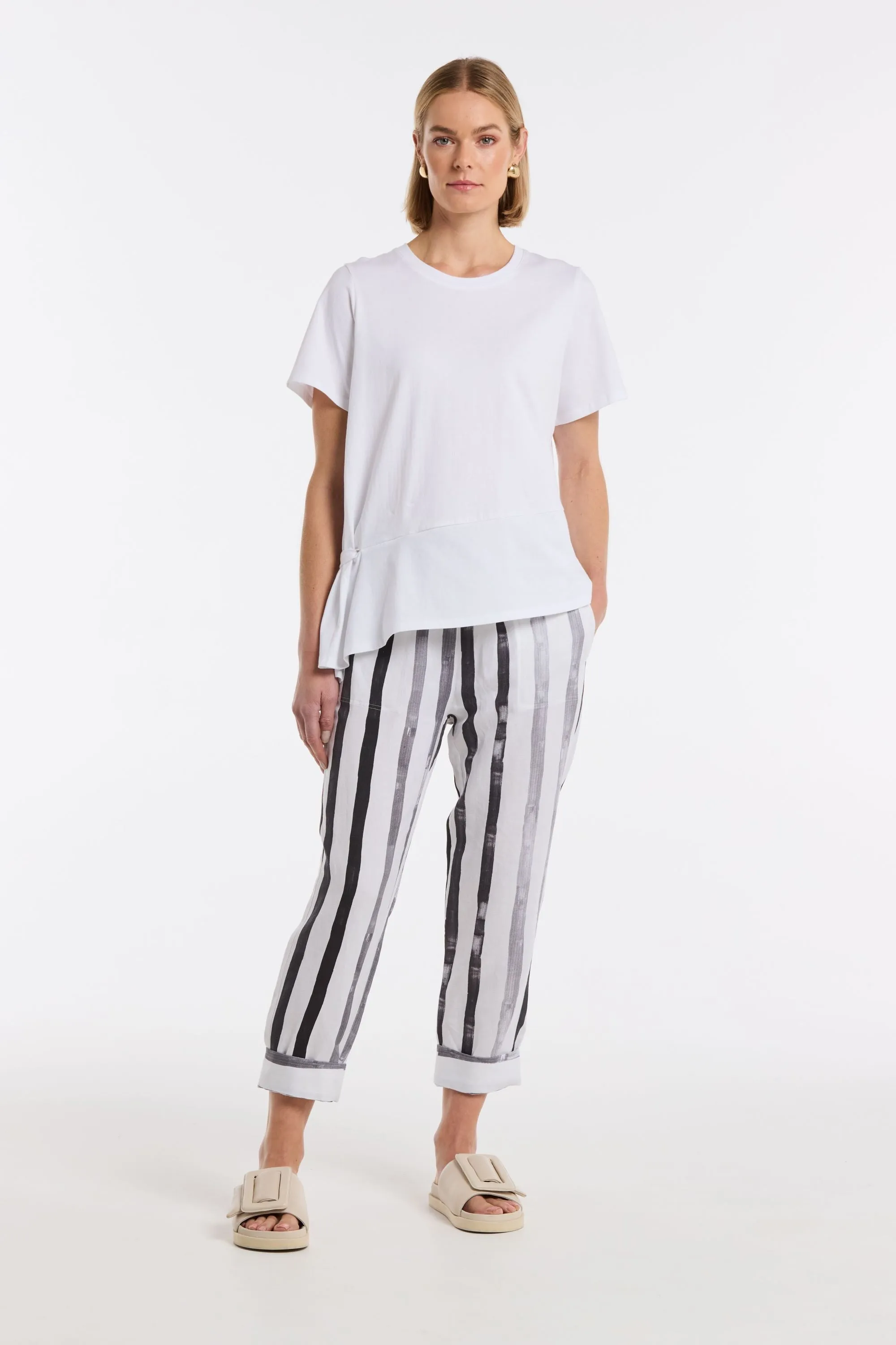 Marco Polo - YTMS58263 Brushed Stripe Pant