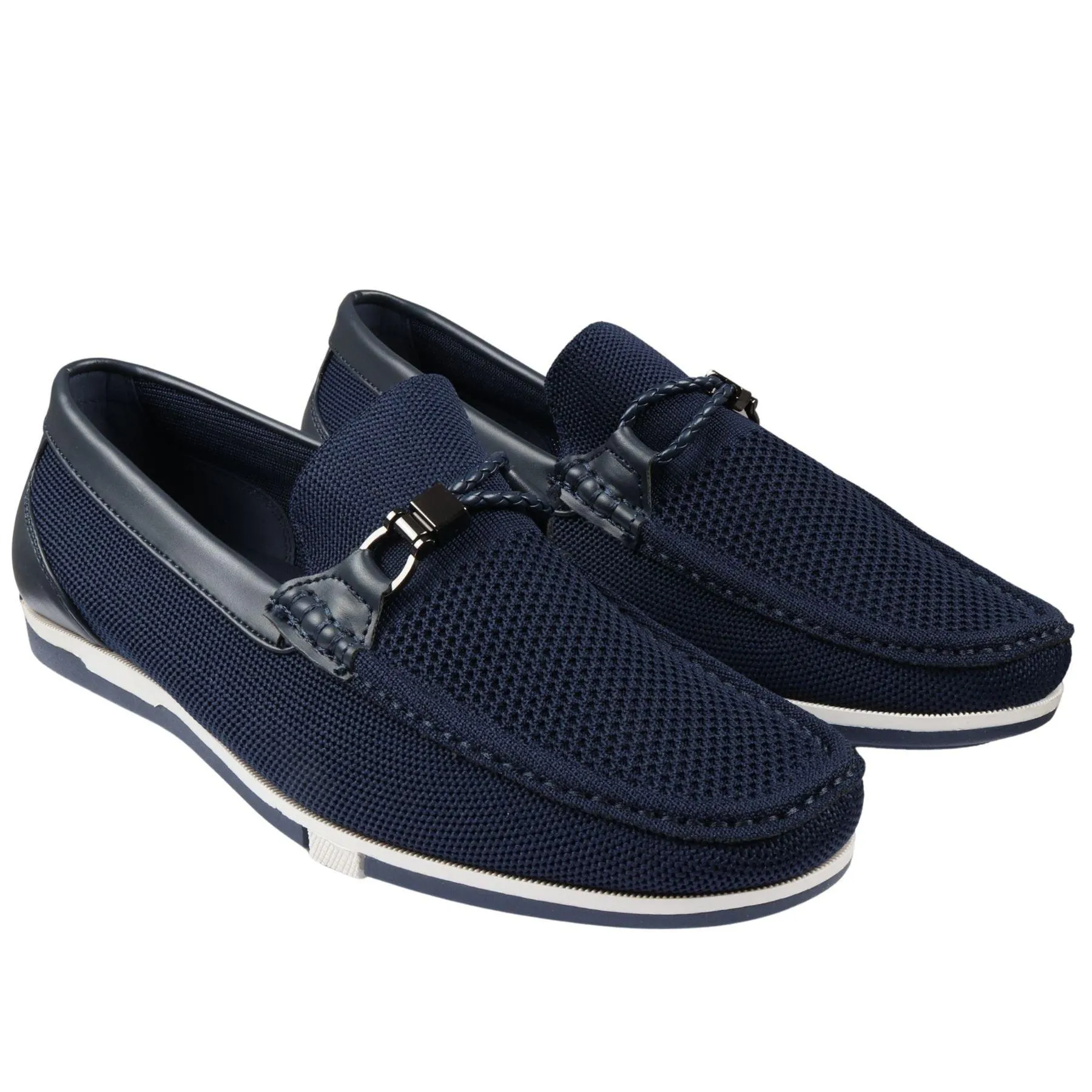 Men's Loafers Shoes Slip On Lightweight Mesh Breathable Formal Shoe