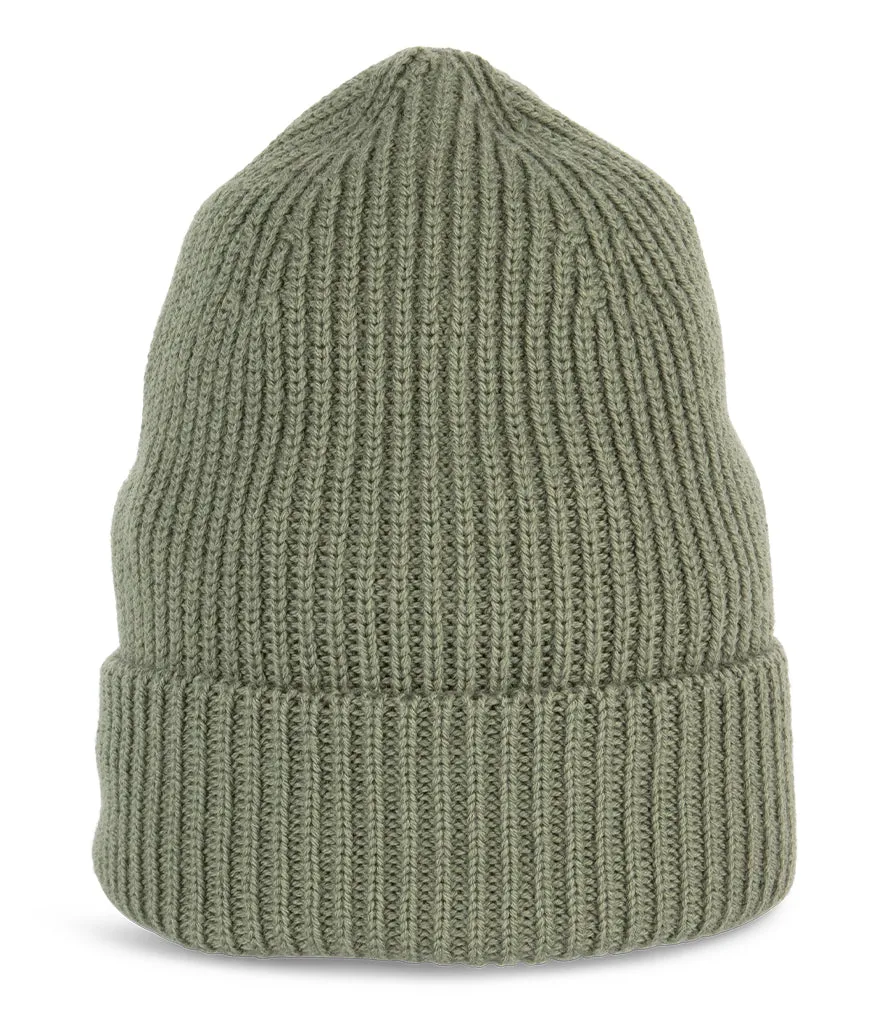 Native Spirit Merino Wool Cable Knit Cuffed Beanie {NS012}