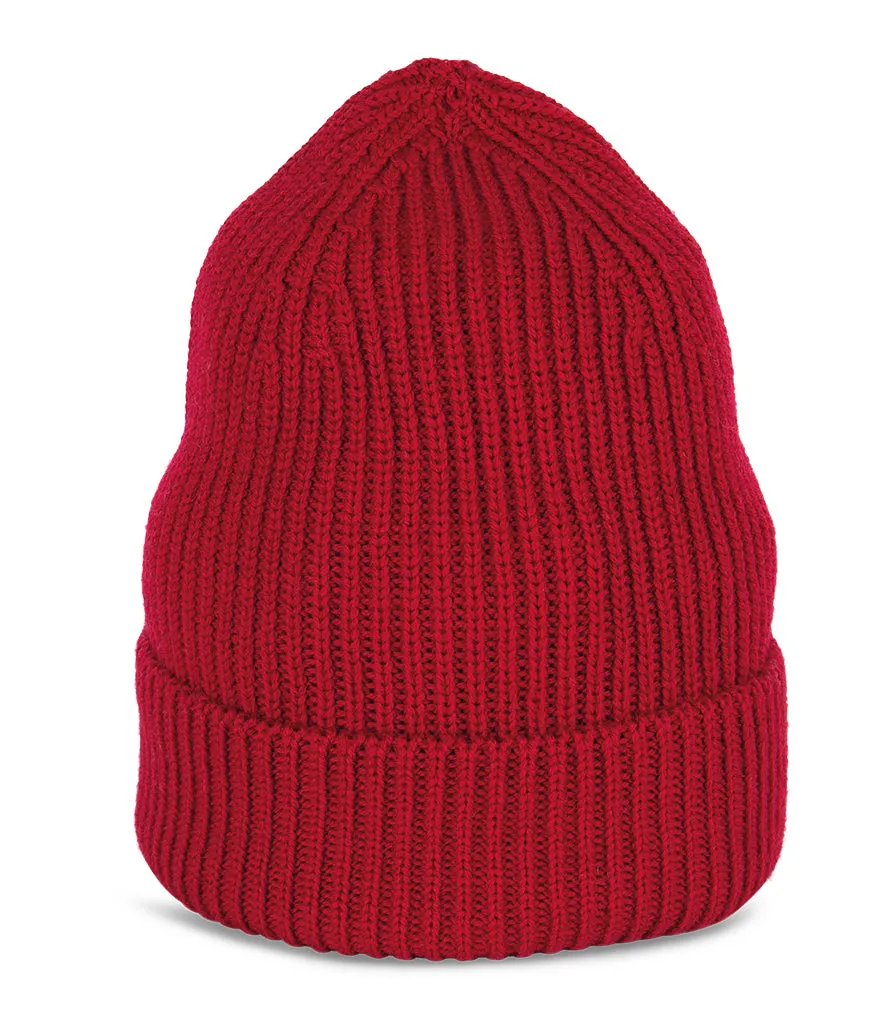 Native Spirit Merino Wool Cable Knit Cuffed Beanie {NS012}