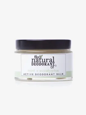 Natural Deodorant Co 55g Active Deodorant Balm - Mint   Eucalyptus