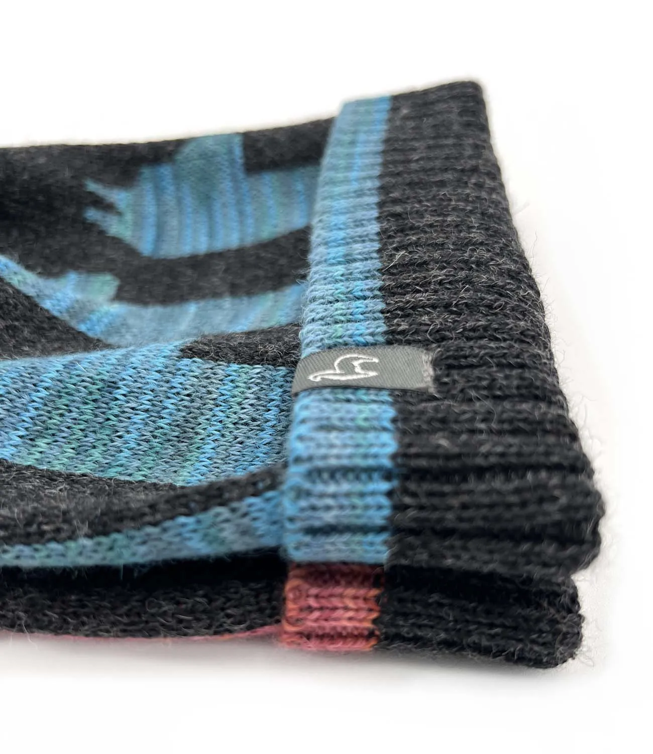 NEW! Kid's Alpaca Beanie Hat - Pacas - Aqua Paca