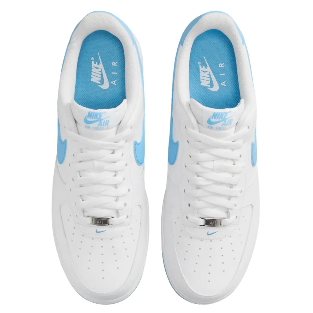 Nike Men's Air Force 1 White/Aquarius