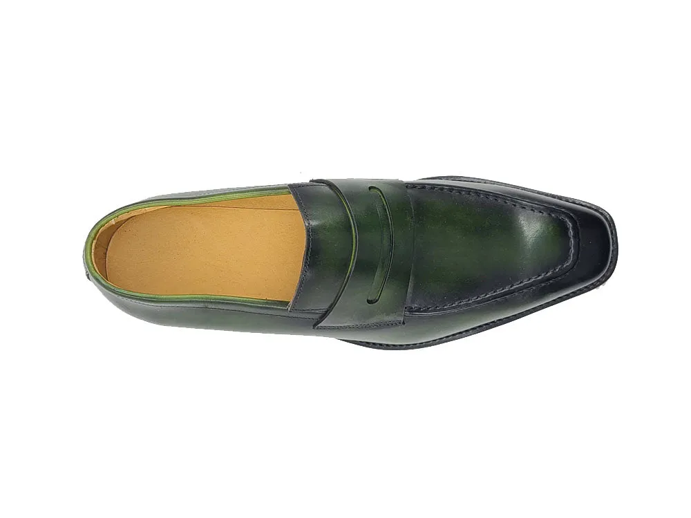 Patina Finished Calfskin Penny loafer