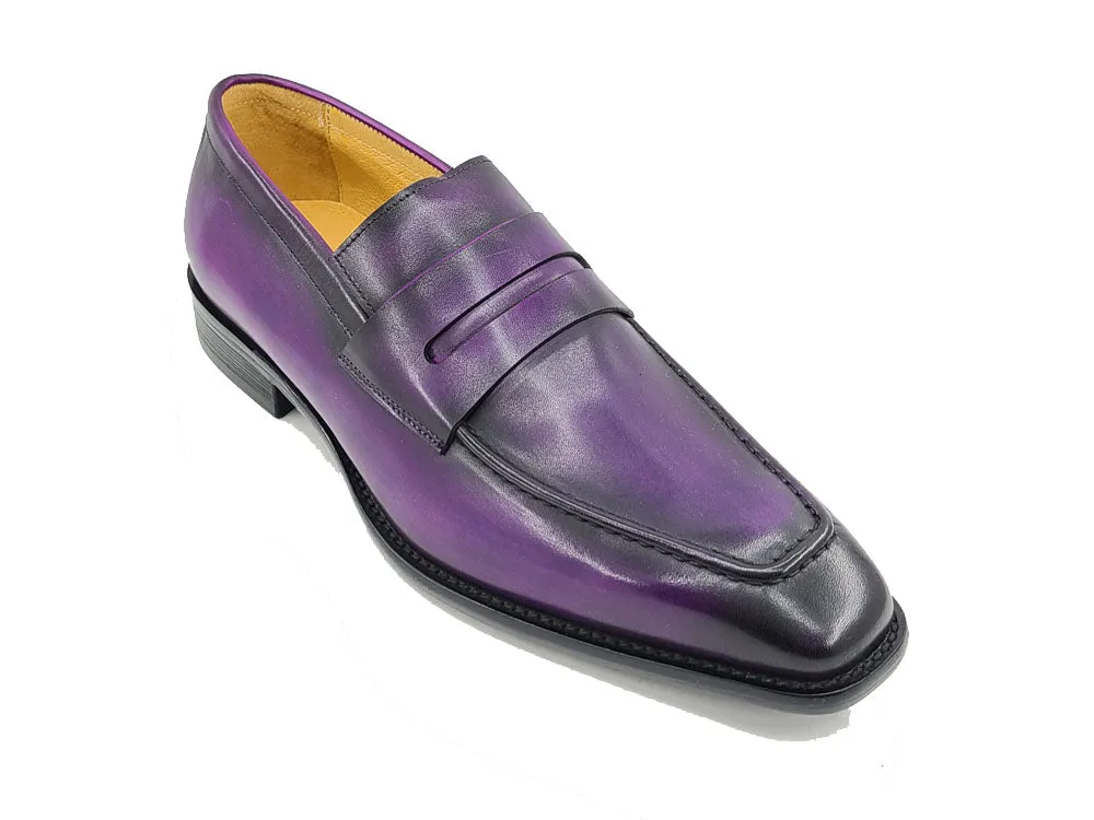 Patina Finished Calfskin Penny loafer