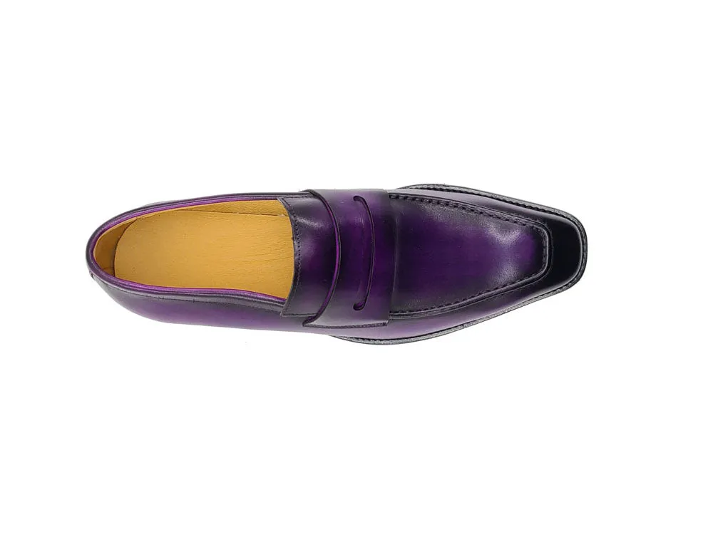 Patina Finished Calfskin Penny loafer