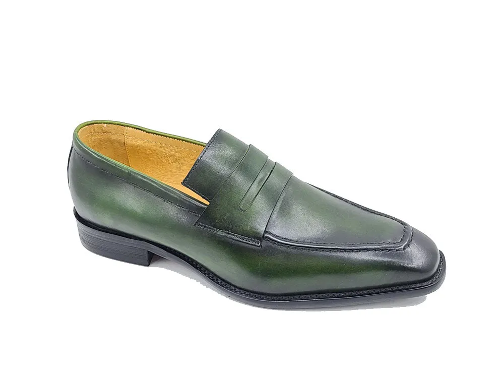 Patina Finished Calfskin Penny loafer