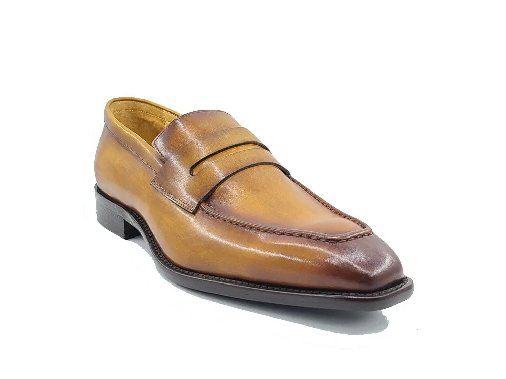 Patina Finished Calfskin Penny loafer