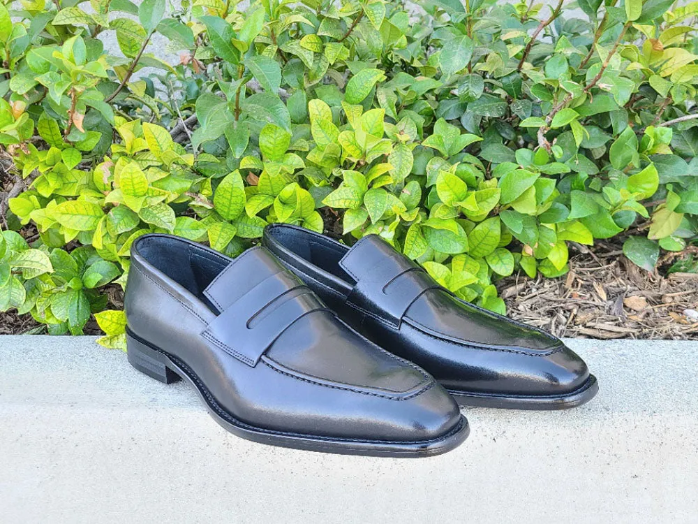 Patina Finished Calfskin Penny loafer