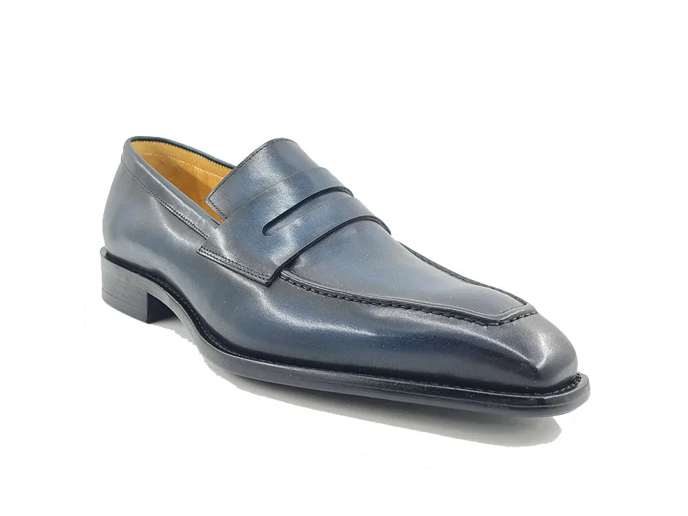 Patina Finished Calfskin Penny loafer