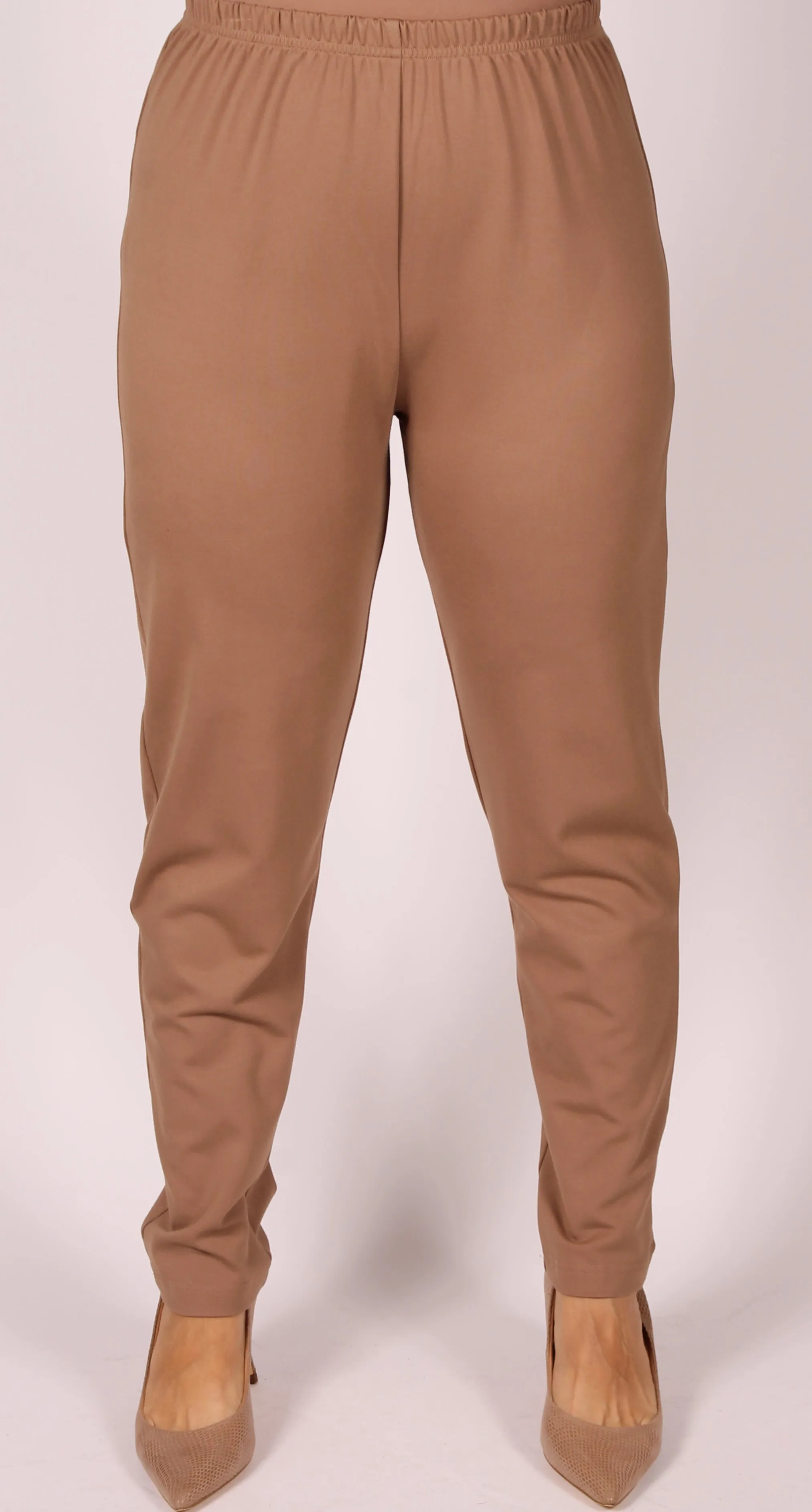 Pull-On Ponti Pant Caramel