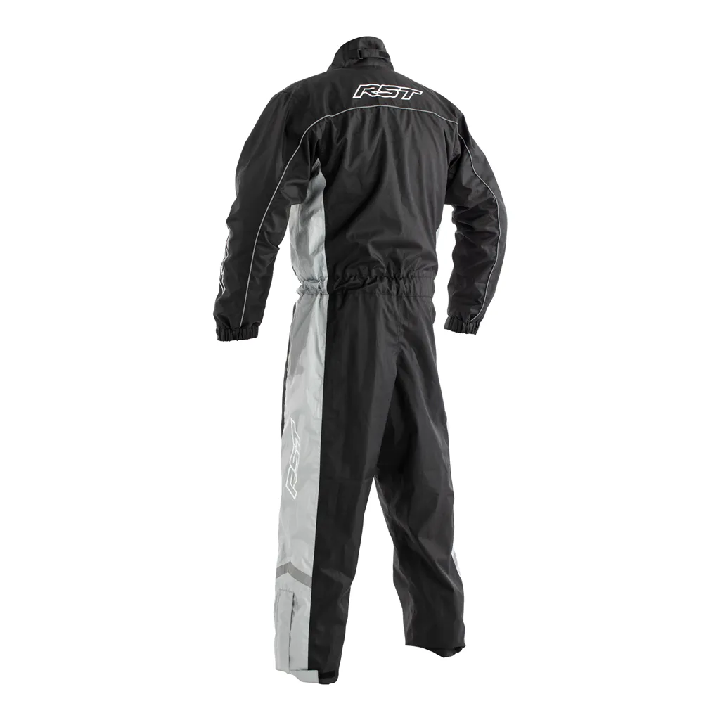 RST Hi-Vis Waterproof Suit - Black / Grey