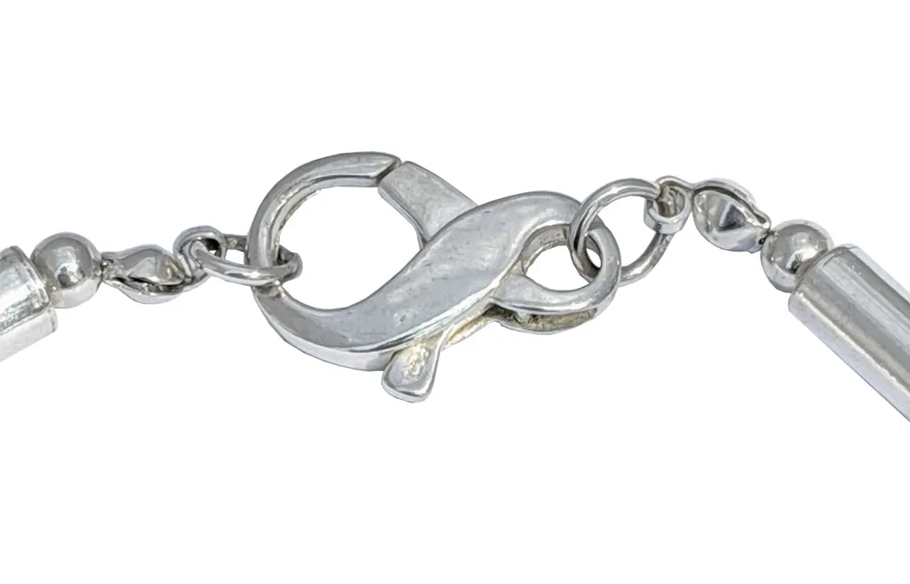 Sterling Silver Tube Bracelet