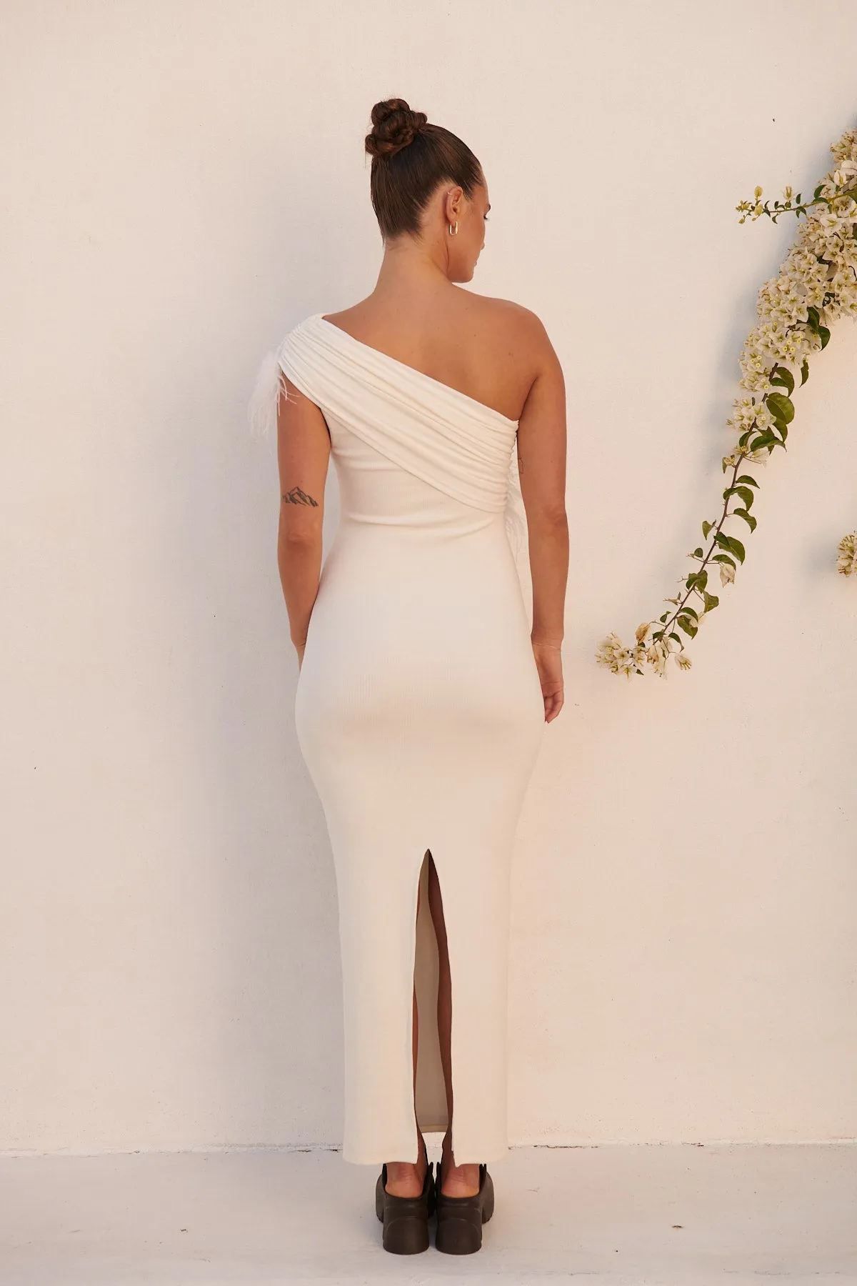 The Moment Dress White