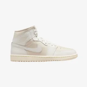 womens jordan 1 mid (legend brown/sail)